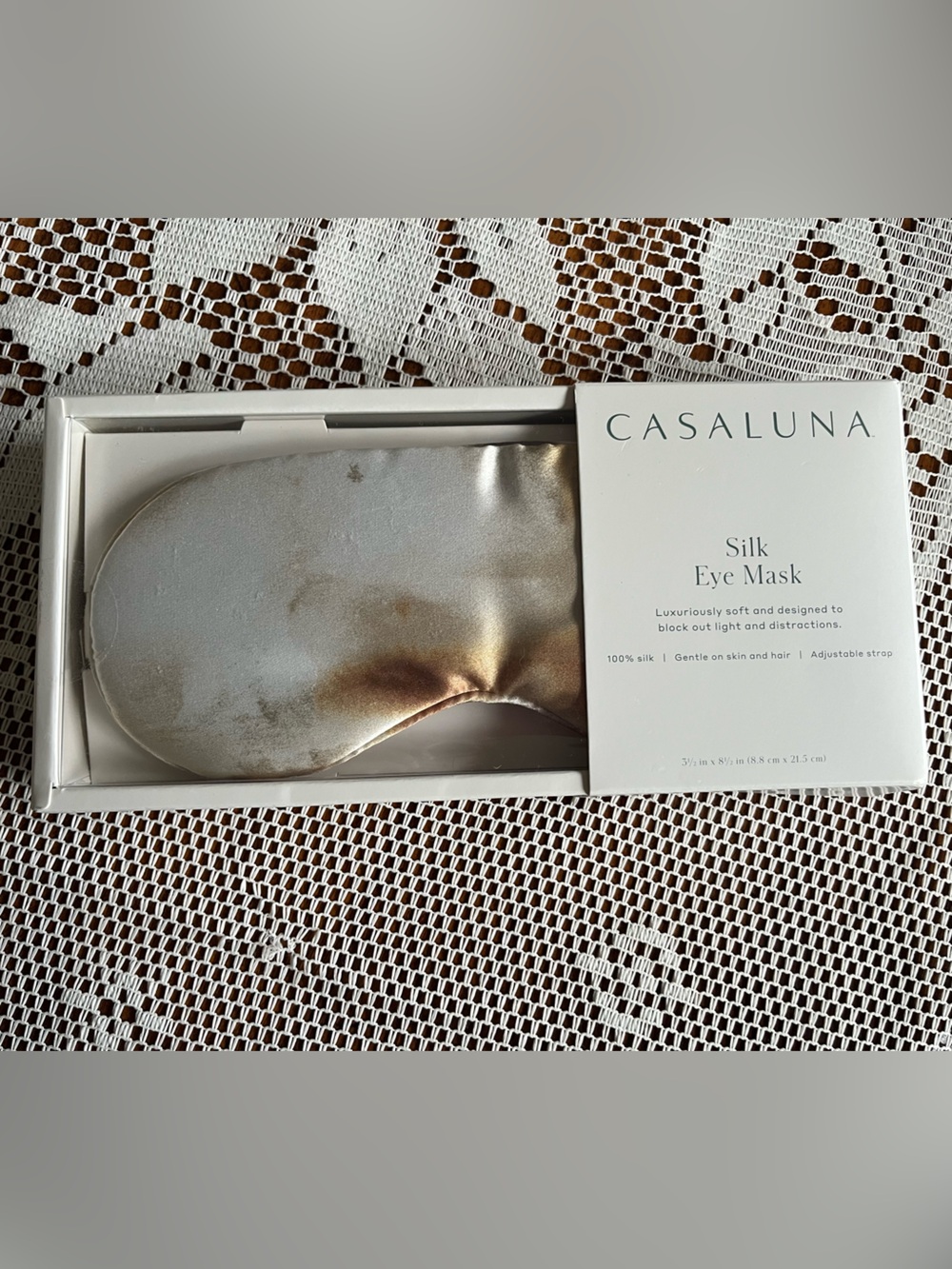 Casaluna 100% Silk Eye Mask